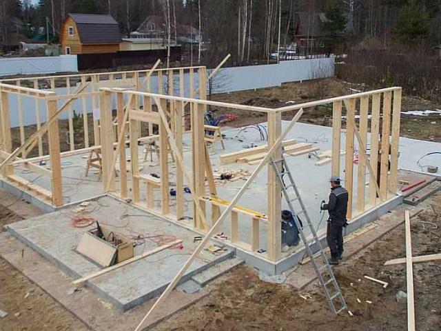 Все этапы строительства деревянного дома: от фундамента до отделки